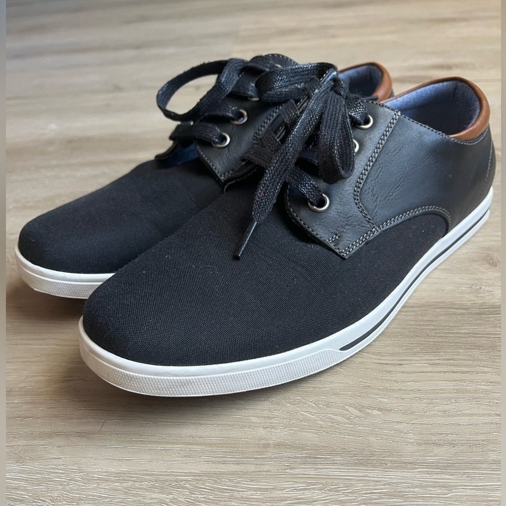 Bruno Marc Men's Rivera Black Oxford Shoes Sneakers SZ 6.5